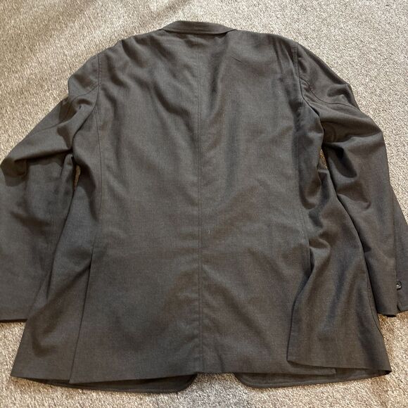 Faconnable Wool Blend Three-Button Blazer - Tall See Photos - See Measurements - Picture 13 of 14